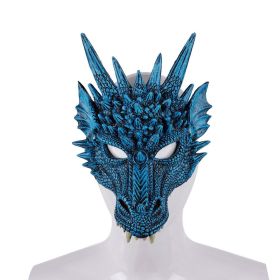 Halloween Mask Masquerade Foam Dragon Mask Scary  Half Face Mask for Cosplay Costume