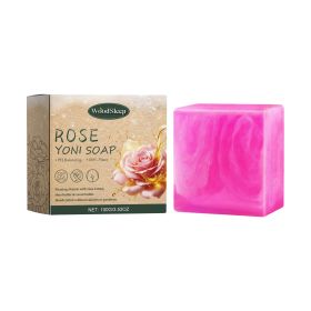WoodSleep Rose Scented Soap, Women's Skin Care Bath Clean Odors Relieve Body Discomfort Relieve Itching