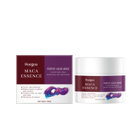 Hoegoa Purple Nourishing Care Hair Mask Nourishes And Softens Dry Hair And Reduces Frizz And Tangles