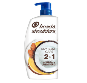 Head & Shoulders 2-in-1 Dry Scalp Care Shampoo and Conditioner, 38.8 fl. oz.