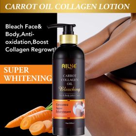 AILKE Brightening Moisturizing Whitening Body Lotion, Suitable For Black & Dark And Brown Skin Care Large Bottle With Pump 500ML
