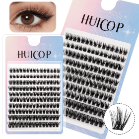 Eyelash Extension Kit 3 Boxes 450 Pieces Eyelash Cluster Kit DIY Eyelash Extension Kit for Beginners
