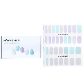 MAVENIR - Nail Sticker (Assorted Colour) - # Pastel Deer Knit Nail MHA-038 / 021250 32pcs