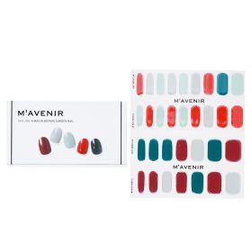 MAVENIR - Nail Sticker (Assorted Colour) - # X-Mas In Botanic Garden Nail MHC-036 / 021137 32pcs