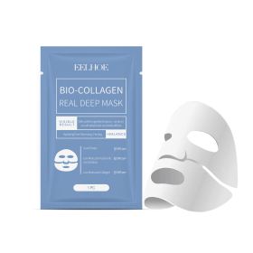 EELHOE Collagen Mask Hydrating And Moisturizing Facial Skin With A Hydrating And Translucent Collagen Mask (Option: 2pcs)