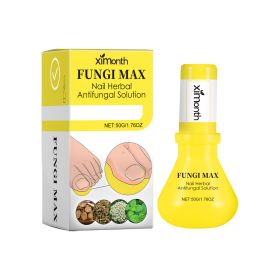 Ximonth Herbal Nail Care Solution Hand, Foot And Nail Cleansing And Repair Bright Nail Thick Toe Care Solution (Option: 50g-75g-3.85*2*2inch)