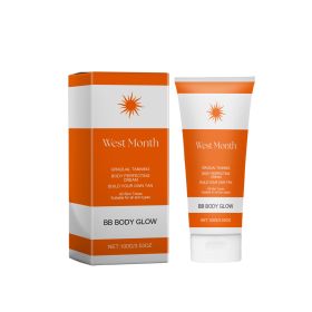 West Month Anti-Tanning Cream, Beach Anti-Tanning Cream For Tanning And Tan Skin Care Cream (Option: 100g-115.9g-6.49*1.58*1.58inch)